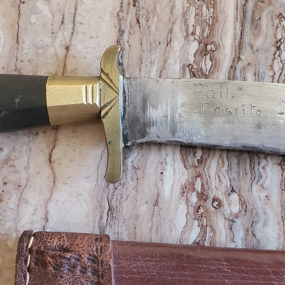 Engraved Knife with Sheath